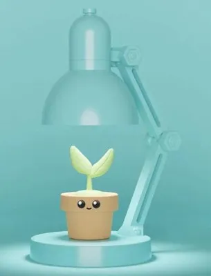 Produktbild von Deko-Tischlampe mit Schwenkarm - Mini-Lampe Tier-/Pflanzenmotiv, LED