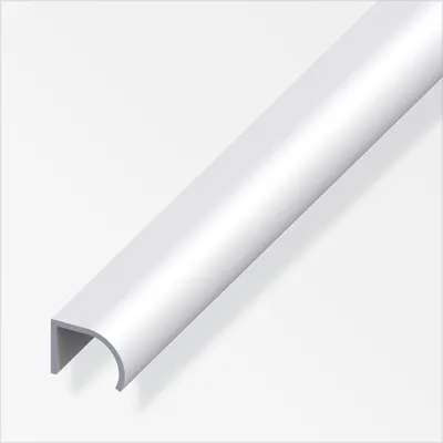 Produktbild von alfer Griff-Profil 1 m, 25 x 19 mm Aluminium eloxiert silber