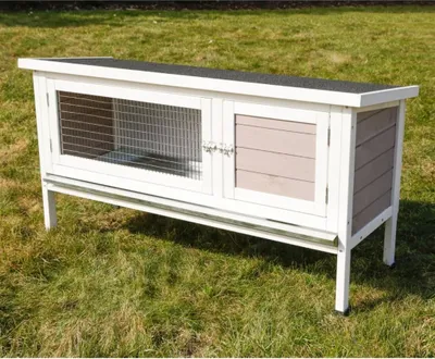 Produktbild von Kerbl Nagerstall Freddy 116x45x62 cm Holz Lasiert