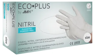 Produktbild von Eco-Plus - Nitril-Untersuchungshandschuh - S - 100 Stk.