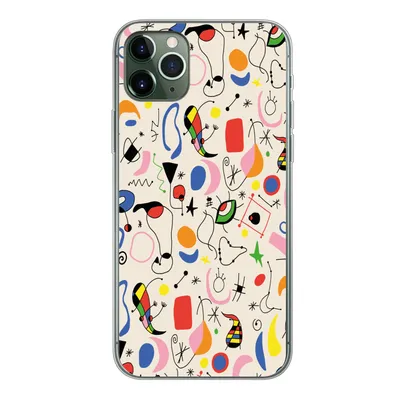 Produktbild von MuchoWow® Handyhülle Schutzhülle Hülle für iPhone 11 Pro Max Muster - Abstrakt - Kunst Silikon Softcase Handy Hülle - Schutz