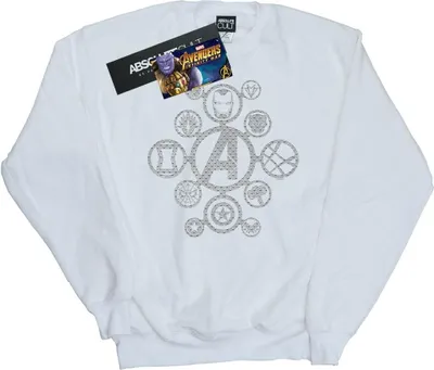 Produktbild von Marvel - "Avengers Infinity War" Sweatshirt für Herren BI10147 (XL) (Weiß)