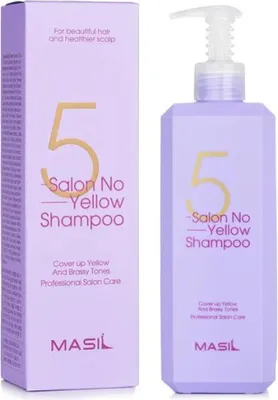 Immagine prodotto di Shampoo viola neutralizzante dei toni gialli 5 (Salon No Yellow Shampoo), 300 ml
