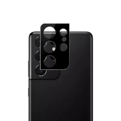 Produktbild von 2x Kamera 9H Panzerhartglas für Samsung Galaxy S22 Ultra 3D KLAR Schwarzes ECHTES TEMPERED Panzerglas Kameraglas Kamerhartglas Kameraschutzglas Schutzglas Schutzfolie Panzerfolie
