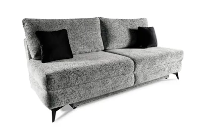 Produktbild von NEBRASCA Schlafsofa – Grau – 206 × 100 × 93 cm – Schlaffunktion 200 × 150 cm