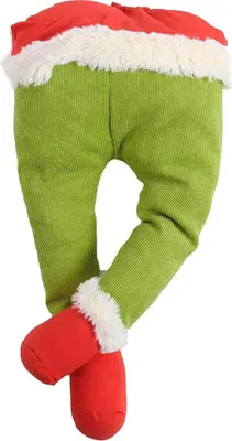 Obrázek produktu pro Grinch dekorace, vánoční elf tělo nohy pro vánoční stromek, Elfí nohy, Vánoční dekorace, Vánoční ozdoba, Vánoční figurky - ELFLEGS