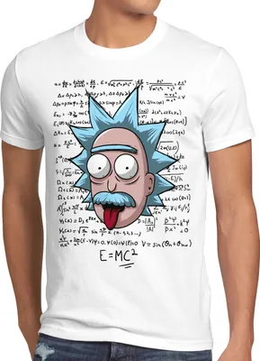 Produktbild von A.N.T. Rick Einstein Herren T-Shirt relativitätstheorie
