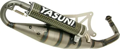 Zdjęcie produktu dla Wydech Yasuni Scooter R yellow carbon dla Piaggio