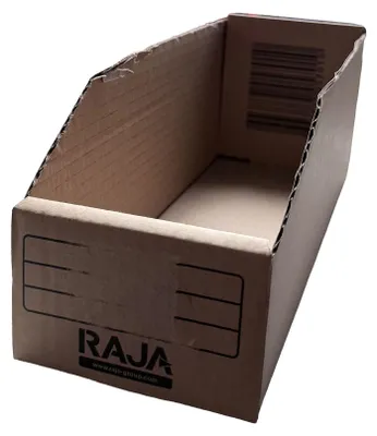 Produktbild von Regalkasten Karton faltbar 278x95x64/107 mm 10 St