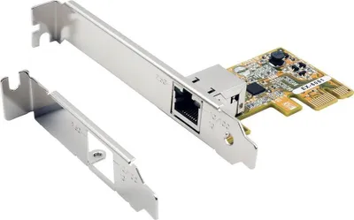 Obrázok produktu pre Exsys PCI-EXPRESS Ehternet Karte 1 Port inkl.LowProfileBügel RealtekChipsatz - Netzwerkkarte - PCI-Express