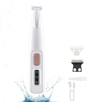Produktbild von Hundeschermaschine mit USB 2 abnehmbaren Koepfen und 1 Fue hrungskaemmen Schermaschine Superleise Hunde Haarschneidemaschine für Hunde Katzen