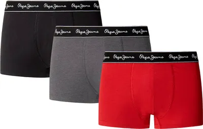 Produktbild von Pepe Jeans Solid Boxershorts 3 Einheiten Mehrfarbig S Mann Mehrfarbig S