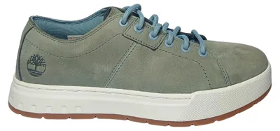 Image de Chaussures Timberland pour homme, modèle Maple Grove Low Lace, sneakers en daim bleu moyen