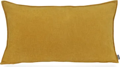 Produktbild von H.O.C.K. Lucky Kissen 70x40cm mit Biese einfarbig maiz gelb col. 28