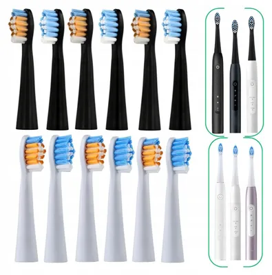 Produktbild von Welcco Ersatz Zahnbürstenköpfe für Oral-B Pulsonic Slim 12 Stück