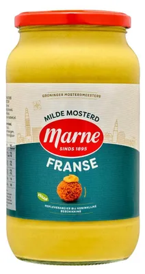 Image de Marne Franse Moutarde Douce, 1000g – une moutarde française douce, spécialité, idéale en sauce
