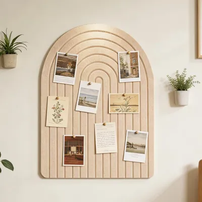 Image de Solidchoice - Tableau d'affichage avec des punaises, 60x40 cm - Tableau de vision décoratif pour enfants et pour le bureau