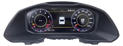 Image de Tableau de bord numérique, compatible avec la Skoda Superb MK3 2014-2020, écran 12,3 pouces, prise en charge multilingue, pour la Superb MK3 2014-2020