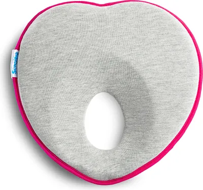 Produktbild von SENSILLO Babykissen Gegen Plattkopf Kopfkissen Loch geborene Babys Magenta