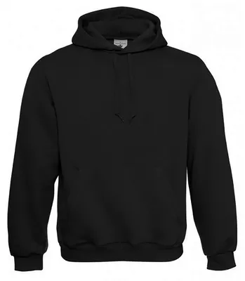 Produktbild von B&C Herren Kapuzenpullover / Hoodie / Kapuzensweater FK152 (L) (Schwarz)