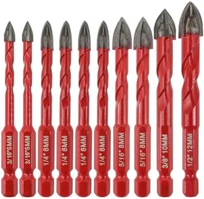 Image de Kit de forets professionnel de 10 pièces pour différents matériaux