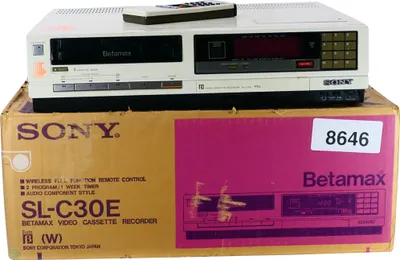 Produktbild von Sony SL-C30E | Betamax Videorecorder | Extremely Rare | Boxed