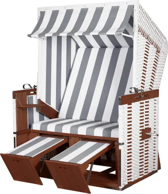 Produktbild von Strandkorb deVries Profi Nordsee Sylt - PE weiß - Modell 989