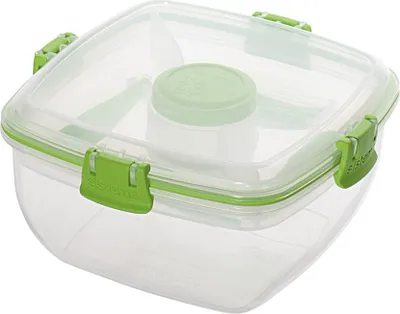 Produktbild von Sistema SI21356 Salatbox To Go 1, inkl. Besteck, 1 l (Farbe zufällig, 1 Stück)