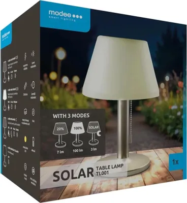 Obrázok produktu pre Modee solárne svietidlo TL001 stolná lampa