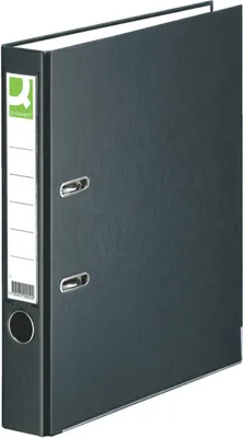 Produktbild von Q-Connect Ordner PP - A4, 50 mm, schwarz