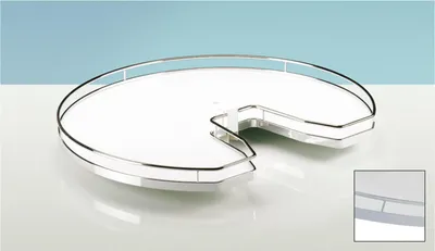 Produktbild von Hettich Küch.unterschr.-Eckschr. drehb., Revo 90° Arena Classic 48679 KB 800mm, verchr.