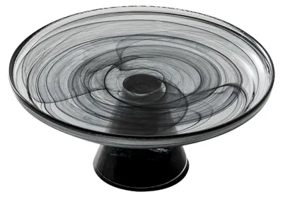 Produktbild von Runder rosa Dessertteller aus Glas, 21 cm