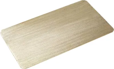 Produktbild von Kerzenteller Aluminium Gold 30x16cm Rechteckig Kerzenhalter Untersetzer Tablett