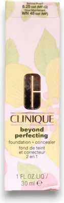Zdjęcie produktu dla Clinique, Beyond Perfecting, Paraben-Free, Matte Finish, Liquid Foundation & Concealer 2-In-1, 48, Oat, 30 ml