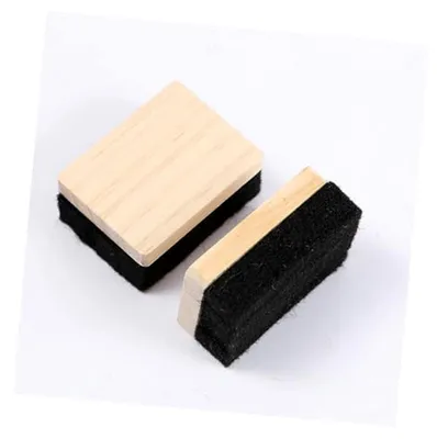 Produktbild von 5-teiliges Set Holztafelradierer mit Filz für Kreidetafeln und Whiteboards