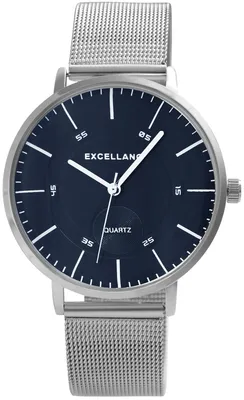 Produktbild von Excellanc Herrenuhr mit Edelstahl Meshband