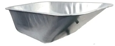 Produktbild von MATRIX Profi Schubkarrenmulde Ersatzmulde Stahlmulde 100L verzinkt silber