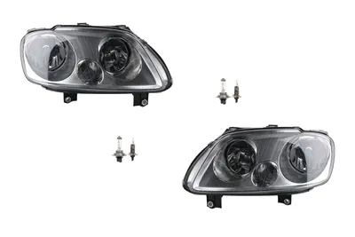 Immagine prodotto di Johns, Fari alogeni adatti per VW Touran 1T 03- 06 con H7 H1 set sinistra destra 2K0941005D 2K0941005B 2K0941006D 2K0941006B
