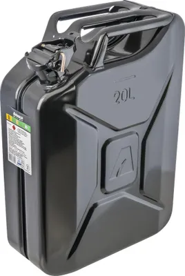Image de Bidon à carburant métallique, 20 l, noir