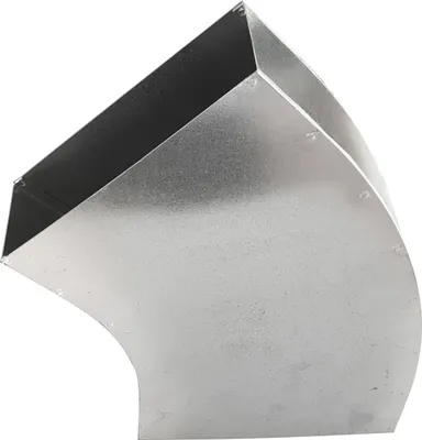 Produktbild von Flachkanal Bogen waagerecht 45° 100 mm