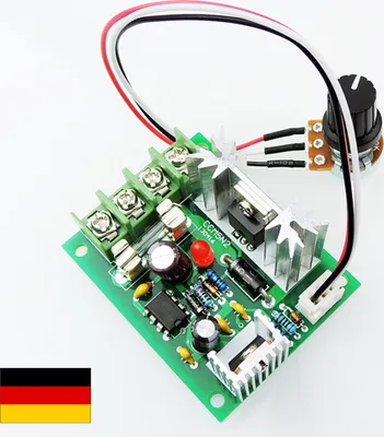 Produktbild von Unidirektionaler DC 10-40V 120W Unidirektionaler PWM  Drehzahlregler Regler Stufenloser Regler-Schalter