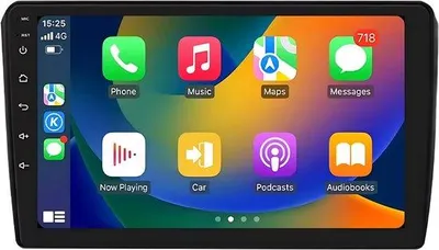 Image de Autoradio avec Bluetooth et CarPlay pour Audi A3 8P (2003-2013) – Compatible avec Apple et Android – Système stéréo avec système de navigation – 2 Go de RAM, 32 Go de mémoire interne