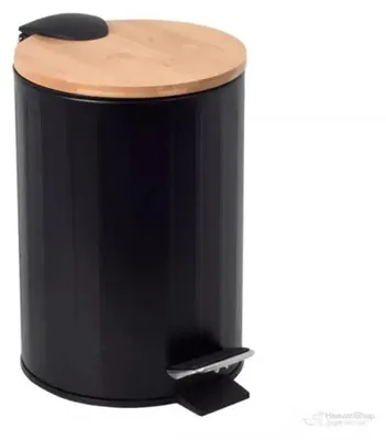 Produktbild von Badekorb RADO 3L Schwarz mit Bambus