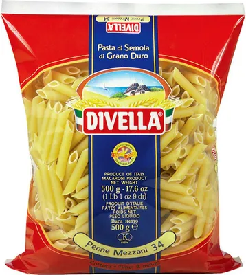 Produktbild von 24x Divella Pasta Penne Mezzani 34 500g