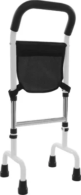 Immagine prodotto di Supporto per alzarsi in piedi, regolabile in altezza, design antiscivolo, nero