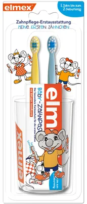 Produktbild von Elmex Baby Zahnpflege-Erstausstattung für Kinder von 0-2 Jahren, 1 St. Set