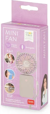 Produktbild von LEGAMI Mini Ventilator Kitty – tragbarer Ventilator im Katzen Design