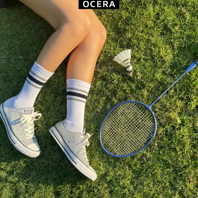 Produktbild von Retro Sport und Freizeit Socken Uni mit Farbstreifen grau 35-38