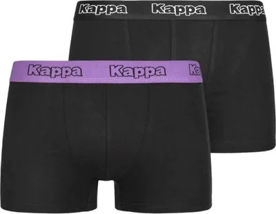 Produktbild von Kappa Boxershorts 2er-Pack Schwarz/Dewberry