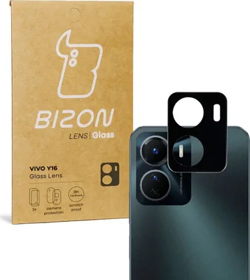 Produktbild von Gehärtetes Glas für die Kamera Bizon Glass Silk Lens für Vivo Y16, 2 Stück
